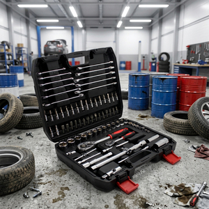 Caja de Herramientas Mecánica de 78 Piezas, con Llaves de Tubo y Destornilladores, para Reparación de Automóviles, Venta Caliente de Fábrica - Product Image 3
