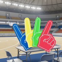 Guantes de Espuma EVA Personalizados para Eventos Deportivos, Protectores de Dedos Engrosados, Accesorios para Animar en Competiciones Deportivas