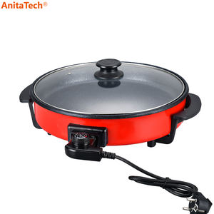 Máquina para Hacer Pizza Eléctrica de 3.2CM de Profundidad, 1500W, Antiadherente, Fácil de Limpiar, Sin Humo, en el <span class=keywords><strong>Mercado</strong></span>, en Venta, 1.4L - Product Image 1