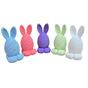 Lanterne LED Lapin de Pâques Imprimée en 3D en Gros, Lampe Lapin Creuse en Plastique, Décoration de Fête, Veilleuse de Vacances, OEM - Product Image 1