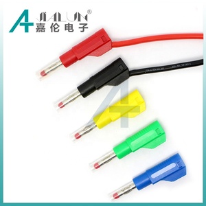 Jialun Đầu cắm chuối 4mm có thể thu gọn bằng đồng mạ niken mạ niken 600V 32A đầu nối đầu chuối an <span class=keywords><strong>to</strong></span>àn Cách nhiệt hoàn <span class=keywords><strong>to</strong></span>àn - Product Image 2