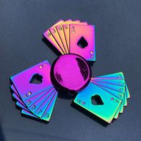 Vente directe usine – Gyro de doigt en métal personnalisé, jouet sensoriel silencieux pour la salle de classe, spinner de décompression pour bureau