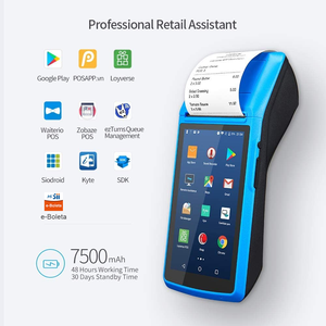 M-1 cầm tay <span class=keywords><strong>Android</strong></span> POS thiết bị đầu cuối máy quét mã vạch với 2 ''máy in nhiệt - Product Image 3