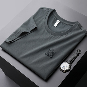 <span class=keywords><strong>Camiseta</strong></span> Pima de algodón de alta calidad <span class=keywords><strong>Camiseta</strong></span> Pima Premium 100% Logotipo personalizado Camisetas de algodón <span class=keywords><strong>Supima</strong></span> - Product Image 4