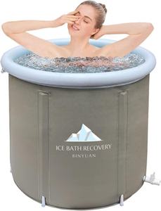 2025 nouvelle mise à niveau baignoire pliable pour adulte baignoire <span class=keywords><strong>gonflable</strong></span> portable avec pompe de vidange - Product Image 4