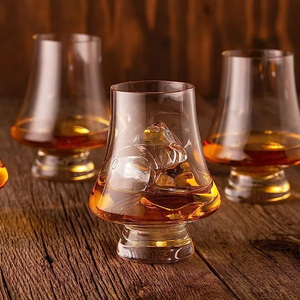 Bicchieri da Degustazione di Whisky Bourbon in Cristallo di Alta Qualità, Personalizzabili, con Bordo Stretto, per Degustazione di Whiskey Pesante - Product Image 4