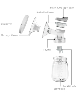 Dearevery 180ML BPA-freie elektrische Milchpumpe, einfache, kleine Milchpumpe für Mutter und Baby - Product Image 2