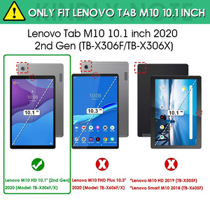 Étui <span class=keywords><strong>pour</strong></span> <span class=keywords><strong>tablette</strong></span> HGD <span class=keywords><strong>pour</strong></span> enfants 10,1 pouces, étui en EVA, <span class=keywords><strong>coque</strong></span> de protection <span class=keywords><strong>pour</strong></span> <span class=keywords><strong>tablette</strong></span> <span class=keywords><strong>Lenovo</strong></span> Tab <span class=keywords><strong>M10</strong></span> <span class=keywords><strong>HD</strong></span> (2e génération) 10,1 pouces 2020 (TB-306F) - Product Image 2
