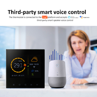Termostato de calefacción por suelo radiante inteligente Beca Pantalla TFT de 3,5 pulgadas 5 + 1 + 1 Programación semanal 7 días Control remoto a través de 220V