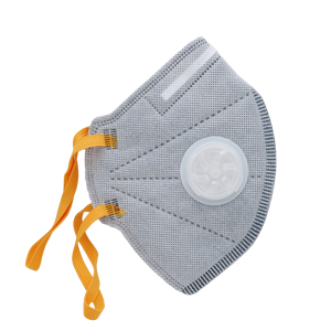 Respirator karbon sekali pakai FFP2 NR D EN149, masker wajah antidebu bersertifikasi untuk industri - Product Image 3