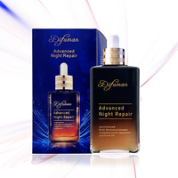 Sérum Visage Liftant à l'Essence Bio Personnalisable, Raffermissant Hydratant Non Collant, Éclaircissant, Réparation Nuit, Soin de la Peau