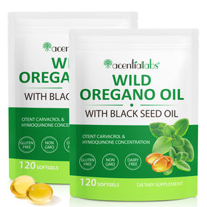 Acentiallabs Bio-Wild-Oregano-Öl Softgel Pflanzenextrakt Schwarzkümmelöl Weichkapseln - Product Image 6