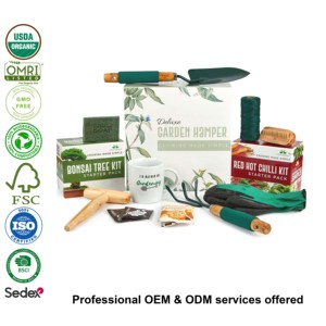 Cadeaux de jardinage de style campagnard bonsaï arbre piment Kit de culture sol outils de jardin tasse de savon cultiver votre propre piment bonsaï - Product Image 2