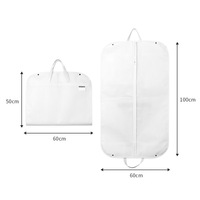 Costume homme écologique personnalisé sac à poussière pour vêtement femmes sac de rangement pour robe de mariage avec logo