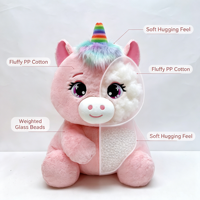 Fabricant de jouets en peluche lestés sur mesure, animal en peluche apaisant pour soulager l'anxiété, jouet en peluche lesté parfait pour dormir