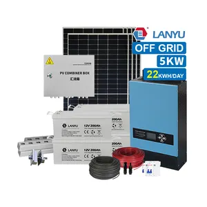 Home Solar Kit 5kw 10kw 15kw 100kw solar panels system complete solar system for commercial use