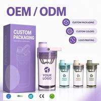 Toptan 24oz Tritan Protein Shaker Şişesi Sızdırmaz Isıya Dayanıklı Plastik Spor Su Şişesi Özel Logo Tedarikçisi Toplu