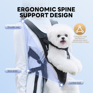 N4P Nuovo Zaino Porta Cane di Alta Qualità: Indossabile sul Petto per Gite a Mani Libere e Passeggiate in Bicicletta, Lascia il Tuo Animale in Libertà di Movimento - Product Image 4