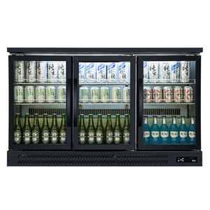 Réfrigérateur-congélateur de bar à trois portes vitrées pour comptoir - Product Image 2