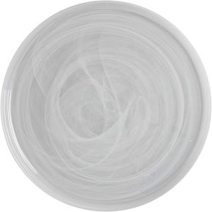 Ensemble de vaisselle élégant et exquis pour la maison et les restaurants, assiettes en verre alabastro noir et blanc - Product Image 2