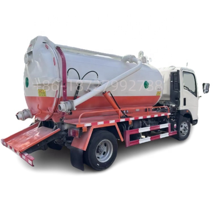 4x2 SINOTRUK септик, вакуумные погрузчики, вакуумные машины для очистки сточных вод, мини-5cbm, машина для всасывания сточных вод, для продажи
