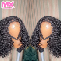 Perruques Lace Front Lisses Naturelles en Cheveux Humains, Perruque Frontale HD pour Femmes Noires, Vente en Gros de Perruques Courtes Bob Indiennes Brutes