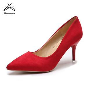 <span class=keywords><strong>Scarpe</strong></span> da <span class=keywords><strong>Donna</strong></span> Eleganti con <span class=keywords><strong>Tacco</strong></span> Alto in Camoscio per Ufficio e Business, Sexy con <span class=keywords><strong>Tacco</strong></span> Sottile - Product Image 4