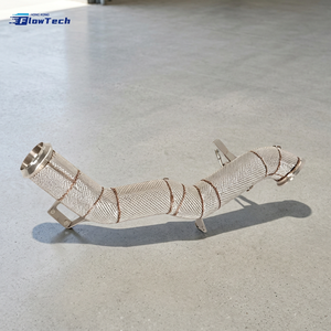 High Quality 304 Stainless Steel Downpipe for Mercedes-Benz C63 W206 C63S M139 2.0T High Flow Direct Fit - Product Image 6
