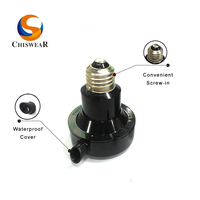 E26/27 Auto Day Night Sensor Fotocélula Bombilla Material de PC para Street & Garden Lighting Tornillo Estilo Portalámparas y Bases