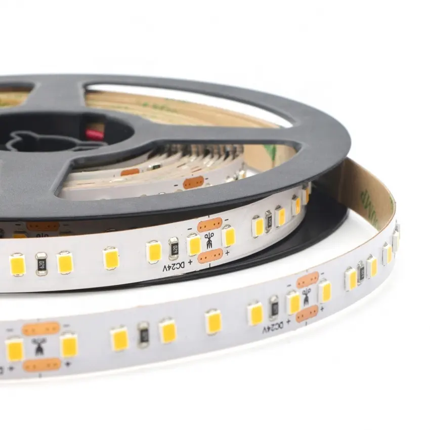 Fabrika fiyat CE RoHS 2835 uzaktan kumandalı DC12V 24V 120LEDS metre başına şerit ışık Led