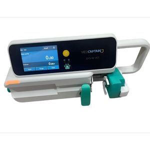 Pompe à seringue vétérinaire Medcaptain SYS-50 VET, pompe à injection électrique portable monocanal pour clinique vétérinaire, hôpital - Product Image 1