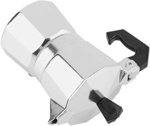 Aluminum Stove Top Coffee <b>Maker</b> Percolator with Color Handle - Product Image 6