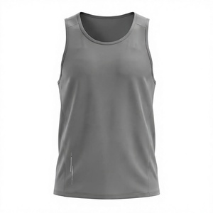 Débardeur de sport pour homme personnalisé OEM/ODM avec logo, séchage rapide, protection solaire, idéal pour l'entraînement en salle de sport, optionnel - Product Image 4