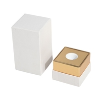 Boîte de cosmétiques de luxe de haute qualité, biodégradable, faite à la main, boîte de parfum, boîte de soin de la peau, boîte d'emballage avec couvercle pour sérum