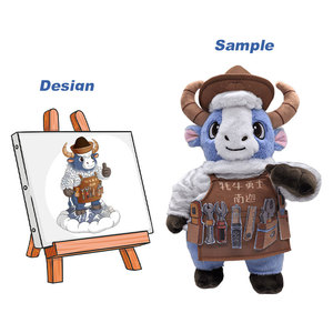 Liangjie Tùy Chỉnh Động Vật Sang Trọng Đồ Chơi Mới Thời Trang Mỹ Trẻ Em Của Đồ Chơi Quà Tặng Fram Động Vật Sữa Bò Nhồi Bông Đồ Chơi Sang Trọng Kích Thước 10-35Cm - Product Image 1