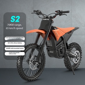 Bicicleta Eléctrica S2 S1 con Motor <span class=keywords><strong>Central</strong></span>, Cuadro de Aluminio, Motor de 3.5KW, Batería de Litio de 60V 27AH para Conducción Todoterreno y Urbana - Product Image 1