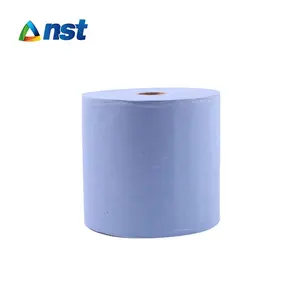 Papel higiênico azul ecológico rolos de papel higiênico, toalha azul