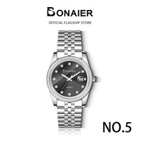Montre élégante et polyvalente pour femme BONAIER, design minimaliste, montre-bracelet à quartz de qualité supérieure, vente en gros BK915