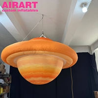 Saturne gonflable suspendu, Artair Inflatables, planète gonflable personnalisée à neuf planètes, planète Saturne gonflable