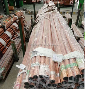 Pipa tembaga murni 6x1mmx 6m 1/2 tabung lurus keras ASTM B280 - Product Image 2