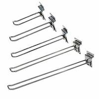 Crochets de suspension noirs en métal pour panneaux perforés, accessoires de quincaillerie de haute qualité pour présentoirs de magasin, au meilleur prix