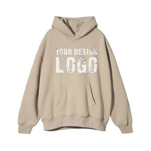 Sudaderas con Capucha Extra Grandes de Color Sólido Básico de Alta Calidad para Hombre, Estilo Casual Urbano, Hombros Caídos, Holgadas, Deportivas - Product Image 1