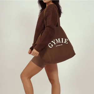 Bolsas promocionales personalizadas de lona de algodón liso en blanco bolsas de algodón de compras reutilizables con logotipo personalizado - Product Image 2