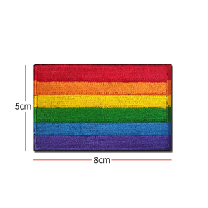 แผ่นปะปักลายธงหลากสีสำหรับเกย์ลายธงสีรุ้ง - Product Image 5