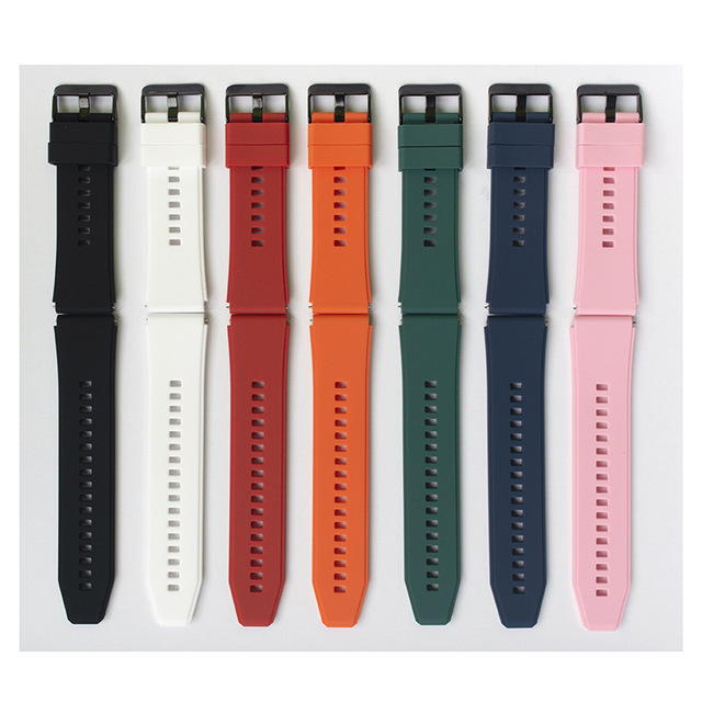 22mm Quick Release Rubber Silicone Smart Watch Band Watch Strap for huawei GT2pro