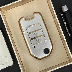 Housse de clé de voiture en TPU Quicksand avec <span class=keywords><strong>porte</strong></span>-clés pour <span class=keywords><strong>Honda</strong></span> Accord <span class=keywords><strong>Civic</strong></span> Passport Pilot Odyssey Ridgeline HRV CRV <span class=keywords><strong>porte</strong></span>-clé de voiture - Product Image 3