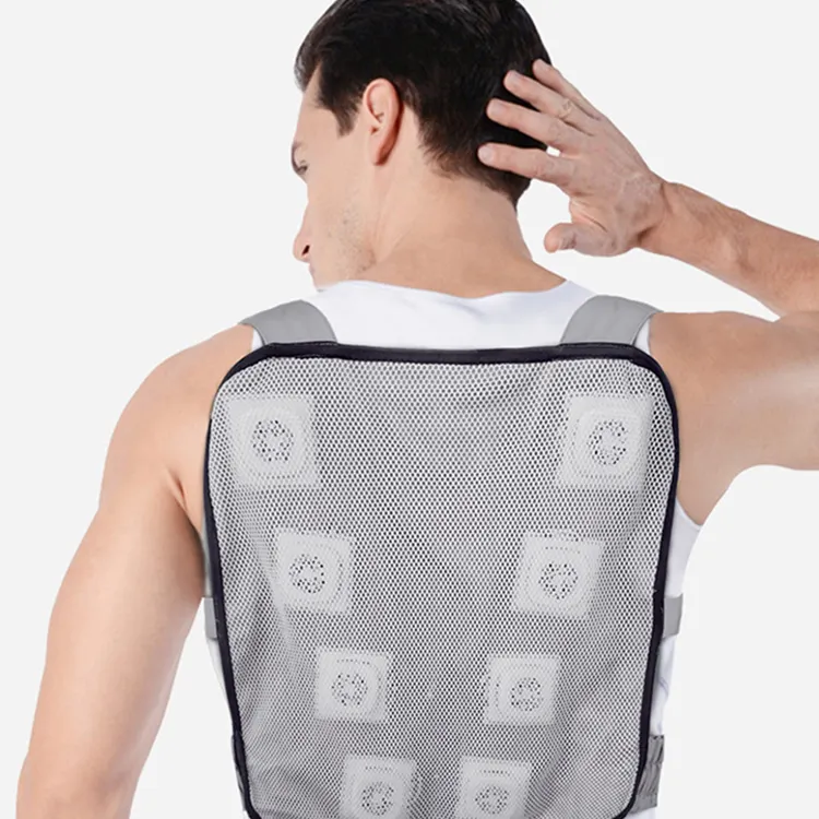 Peltier ice body cooling vest safety vest work out clothes for men custom vest woman office with logo