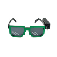 Light Up EL Wire Neon Glasses Glow Flashing LED Lunettes de soleil Costumes pour Rave Party, EDM, Halloween