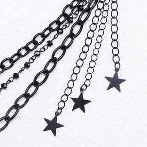 Chaîne de taille multicouche à motifs yueliStar en alliage de zinc noir, style hip-hop punk, pour la décoration des jeans en denim, pour hommes, usage quotidien - Product Image 4