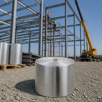 Isolation thermique moderne en feuille réfléchissante pour bâtiments en acier pour élevages avicoles - Isolation thermique écologique R4.0